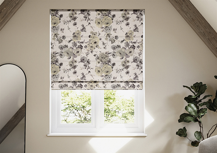 Amelie, Pebble - Twist&Fit Roman Blind - Image 3